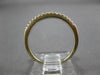 ESTATE .36CT DIAMOND 14K WHITE GOLD CLASSIC ROUND SEMI ETERNITY ANNIVERSARY RING