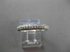 ESTATE 1.25CT DIAMOND 18KT WHITE GOLD 3 ROW PAVE WEDDING ANNIVERSARY RING #23366