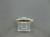 ESTATE PLATINUM & 18KT YELLOW GOLD3D PLAIN MILGRAIN WEDDING BAND RING 3MM #21863