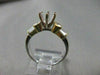 ESTATE .90CTW DIAMOND 18KT WHITE & YELLOW GOLD 3D SEMI MOUNT RING F/G VVS #21093