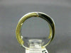 ESTATE .50CT DIAMOND 18KT WHITE & YELLOW GOLD INTERTWINING X LOVE RING #16407