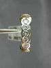 ESTATE .50CT DIAMOND 14KT WHITE & YELLOW GOLD FIVE STONE ANNIVERSARY RING #4297