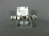 ESTATE .45CT ROUND & BAGUETTE DIAMOND & AAA EMERALD 14KT WHITE GOLD RING #4731
