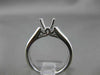 ESTATE .62CT DIAMOND 14KT WHITE GOLD 4 PRONG CHANNEL SEMI MOUNT ENGAGEMENT RING