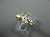 ESTATE .72CT DIAMOND 14KT WHITE & YELLOW GOLD MARQUISE ENGAGEMENT RING #15713