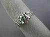 ESTATE 1.04CT DIAMOND 14KT WHITE GOLD CLASSIC FOUR PRONG ENGAGEMENT RING #25942