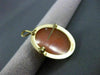 ANTIQUE LARGE 18KT YELLOW GOLD FILIGREE LADY SHELL CAMEO PENDANT & BROOCH #19491