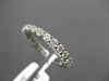 ESTATE 1.25CT ROUND DIAMOND 14KT WHITE GOLD SHARED PRONG ETERNITY RING 2mm WIDE