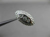 ESTATE .14CT DIAMOND 14KT WHITE & YELLOW GOLD MARQUISE SHAPE 3 STONE RING #21029