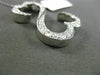 ESTATE LARGE 1.36CT DIAMOND 14K WHITE GOLD 3D DOUBLE HEART SEMI INFINITY PENDANT