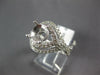 LARGE .67CT DIAMOND 14KT WHITE GOLD 3D 4 PRONG ROUND SEMI MOUNT ENGAGEMENT RING