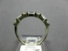 ESTATE .50CT ROUND & BAGUETTE DIAMOND 14KT WHITE GOLD ANNIVERSARY RING #18583