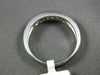 ESTATE .35CT DIAMOND & AAA RUBY 14KT WHITE GOLD WEDDING ANNIVERSARY RING #18896