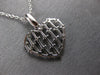 ESTATE .20CT DIAMOND 14KT WHITE GOLD 3D MULTI BAR BY THE YARD FLOATING PENDANT