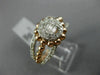 ESTATE LARGE .6CT ROUND & BAGUETTE DIAMOND 14K WHITE & ROSE GOLD FRIENDSHIP RING