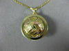 ESTATE 18K YELLOW & ROSE GOLD 3D ALL AROUND THE WORLD HANDCRAFTED PENDANT #26296