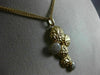 LARGE .44CT DIAMOND 14K YELLOW GOLD HAMMERED LOOK ELONGATED MULTI CHAIN NECKLACE