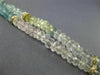 ESTATE 101.54CT DIAMOND & AAA AQUAMARINE 18K YELLOW GOLD BY THE YARD NECKLACE