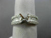 ESTATE .72CT DIAMOND 18KT WHITE GOLD ROUND & PRINCESS SEMI MOUNT ENGAGMENT RING