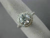 GIA CERTIFIED 1.82CT DIAMOND 14KT WHITE GOLD CLASSIC DOUBLE HALO ENGAGEMENT RING