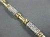 ESTATE 1.40CT DIAMOND 14KT WHITE & YELLOW GOLD BRACELET SIMPLY BEAUTIFUL #10120