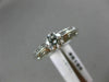 ANTIQUE .52CT DIAMOND 18K WHITE GOLD 3D FILIGREE SOLITAIRE ENGAGEMENT RING #6195