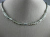 ESTATE 1CT ROUND CUT DIAMOND 14KT WHITE GOLD 3D CIRCULAR LINE NECKLACE #2106