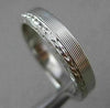 ANTIQUE 18KT WHITE GOLD 3D FILIGREE ETERNITY WEDDING ANNIVERSARY RING #23367