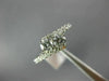 ESTATE 1.0CT ROUND DIAMOND 14KT WHITE GOLD 3D CLASSIC TWO STONE CRISS CROSS RING