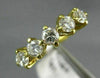 ESTATE .70CT DIAMOND 18K YELLOW GOLD FIVE STONE ANNIVERSARY RING E/F VVS #17264
