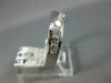 ESTATE .70CT DIAMOND 14KT WHITE GOLD V SHAPE SEMI ETERNITY ANNIVERSARY RING #994