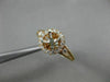 WIDE .33CT DIAMOND 14KT ROSE GOLD HALO STACKABLE SEMI MOUNT ENGAGEMENT RING SET
