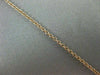 ESTATE .35CT DIAMOND & ONYX 14KT ROSE GOLD 3D HANDCRAFTED HEART FLOATING PENDANT