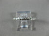 ESTATE .34CT ROUND DIAMOND 14KT WHITE GOLD 3D ETERNITY ANNIVERSARY RING #26304