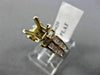 1CT DIAMOND PLATINUM & 18KT YELLOW GOLD 3D INVISIBLE SEMI MOUNT ENGAGEMENT RING