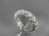 ESTATE 4.90CTW ROUND DIAMOND ETERNITY 14KT WHITE GOLD WEDDING RING F/G VS #19175