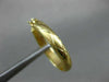ESTATE 14KT YELLOW GOLD 3D CLASSIC MATTE & SHINY X LOVE HOOP EARRINGS #26314