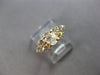 ESTATE .87CT DIAMOND 14K YELLOW GOLD ROUND & OVAL 7 STONE ENGAGEMENT RING #28145