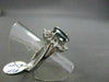 ESTATE LARGE 3.20CT DIAMOND & AAA SAPPHIRE PLATINUM OVAL FILIGREE BALLERINA RING