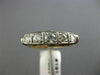ANTIQUE 1.26CT OLD MINE DIAMOND 14KT TWO TONE GOLD CLASSIC FILIGREE RING #19171