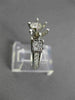 ESTATE .36CT DIAMOND 14KT WHITE GOLD SIX PRONG SEMI MOUNT ENGAGEMENT RING #16091