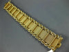 ANTIQUE WIDE AND LONG 14KT YELLOW GOLD 3D ROPE CLASSIC WEAVE MESH BRACELET #1924