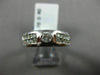 ESTATE .72CT ROUND DIAMOND 14KT WHITE GOLD SEMI BEZEL SOLITAIRE MENS PINKY RING