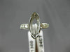 LARGE .24CT DIAMOND 14KT WHITE GOLD 3D MARQUISE SEMI MOUNT ENGAGEMENT RING #4908