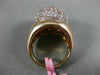 ESTATE LARGE 2.75CT PINK DIAMOND 18K ROSE GOLD 3D ROUND DOME SHAPE FUN LOVE RING