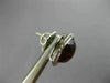 ESTATE LARGE 6.10CT DIAMOND & AAA GARNET 18KT WHITE GOLD HALO SCREWBACK EARRINGS