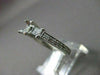ESTATE .50CT DIAMOND 14KT WHITE GOLD 3 STONE SEMI MOUNT ENGAGEMENT RING #22429