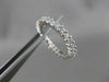 ESTATE 1.68CTW DIAMOND SHARED ETERNITY 14KT WHITE GOLD RING 2.5MM 6.25 #20960
