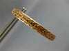LARGE 6.08CT PINK DIAMOND 18KT ROSE GOLD MULTI ROW INSIDE OUT 3D HOOP EARRINGS