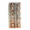 LARGE 1.18CT DIAMOND 18KT ROSE GOLD FILIGREE MILGRAIN STACKABLE ANNIVERSARY RING